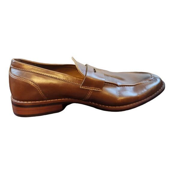 Goodfellow & co men's sanford brown penny loafer sz 7 business casual shoes - Picture 10 of 14